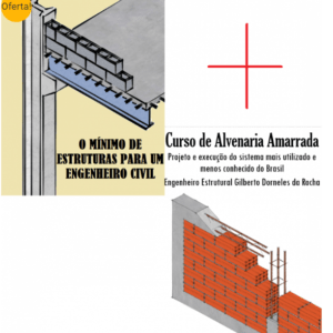 Pacote – Alvenaria Amarrada + O mínimo de estruturas para um engenheiro civil